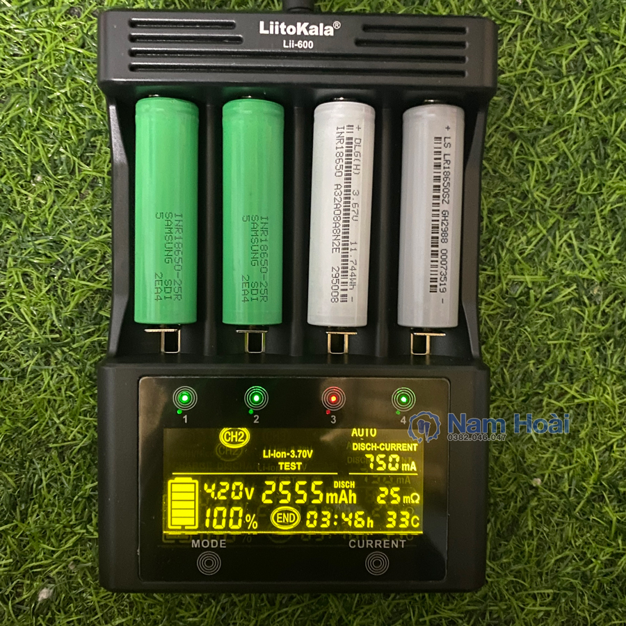 Cell pin 18650 Samsung 2500mah-10C (Xả 30A)