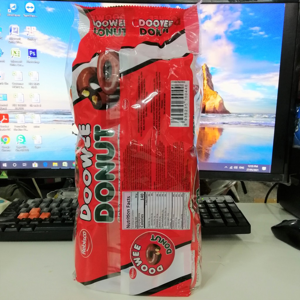 Bánh Doowee Donut Mềm Nhân Kem Hấp Dẫn (Gói 12 cái)