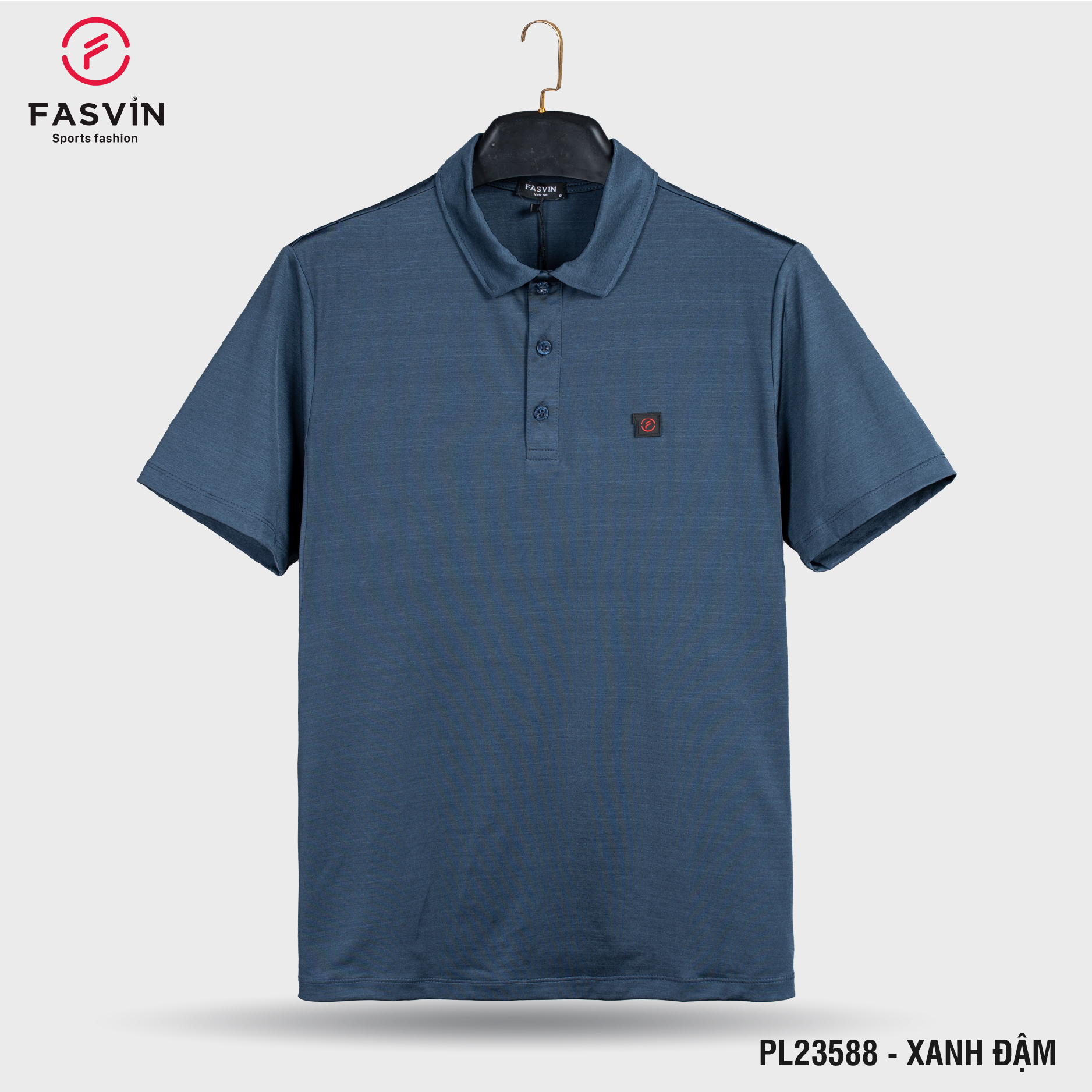 Áo Polo thể thao nam Fasvin PL23588.HN chất vải thun cao cấp thoáng mát bền đẹp.