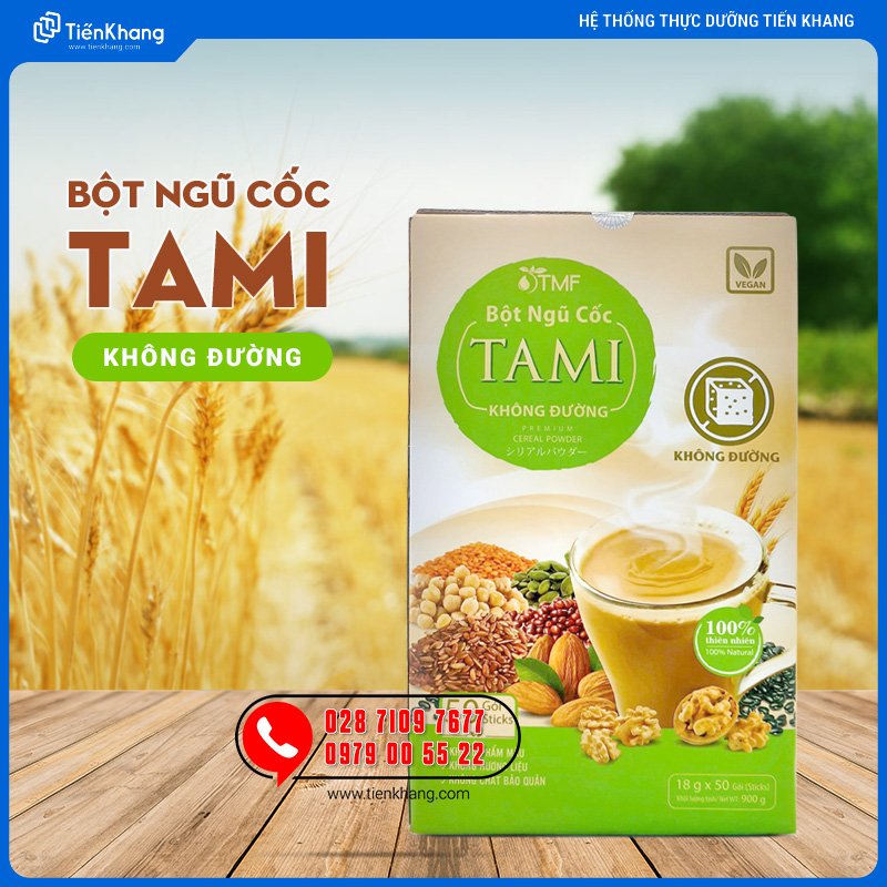 Bột Ngũ Cốc Tami (không đường)