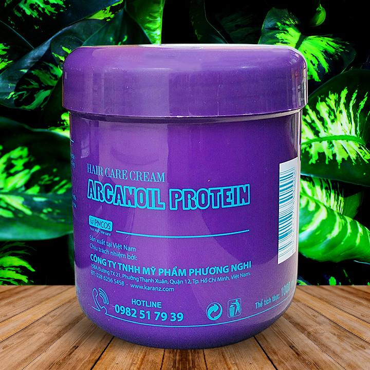 Hấp dầu (Kem ủ tóc) Argan Oil Protein Karanz 1000ml