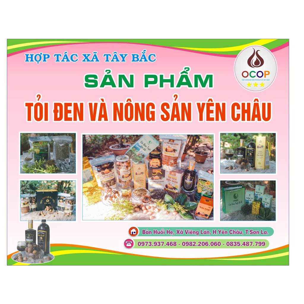 1kg Tỏi Đen Cô Đơn loại 1 [Yên Châu Sơn La]