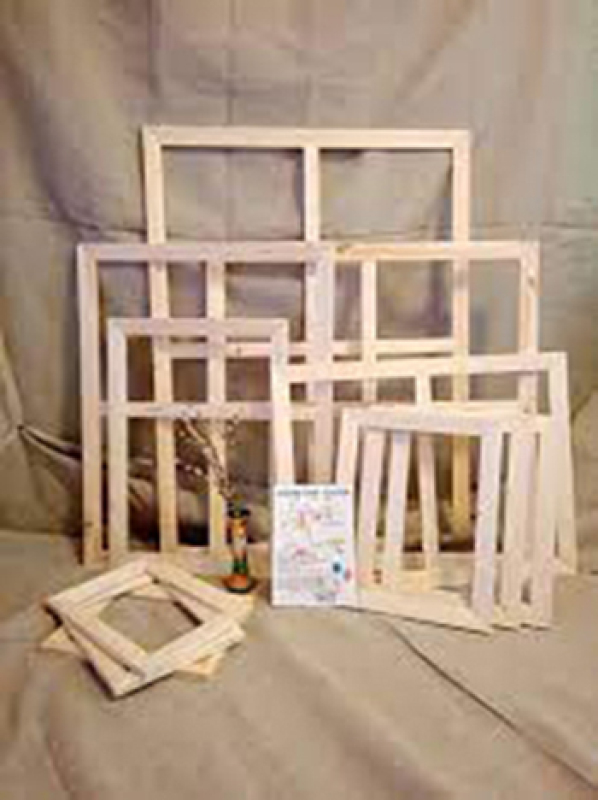 Khung gỗ căng tranh sơn dầu tranh canvas tranh 3d tranh acrylic và tranh thêu ( sắt xi 40x50cm )
