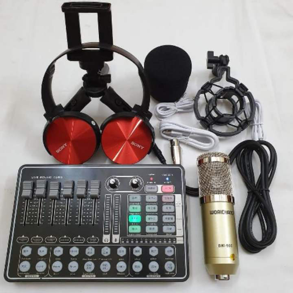 [NEW] MIC THU ÂM BM900 MIC THU ÂM LIVESTREAM KHÔNG CẦN SOUNDCARD VÀ