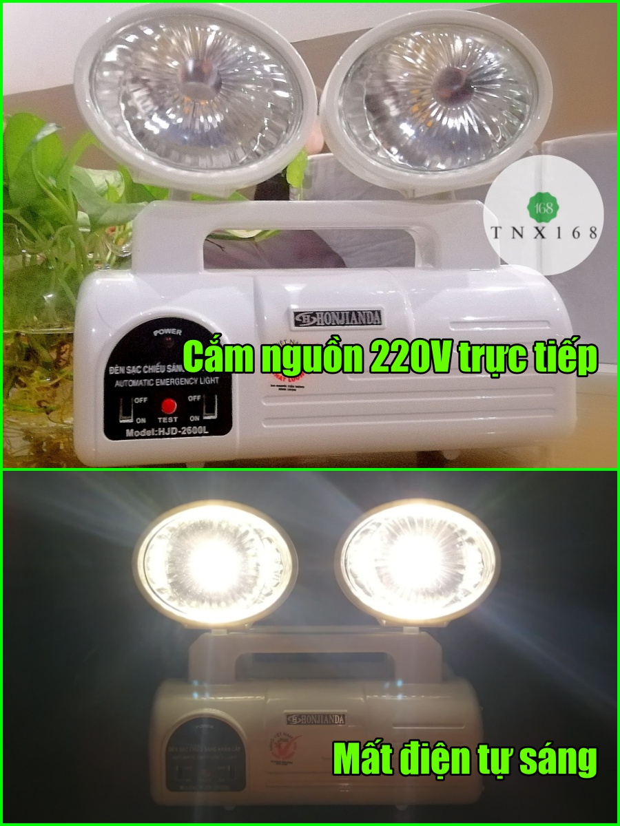 Đèn sạc chiếu sáng khẩn cấp HJD-2600L