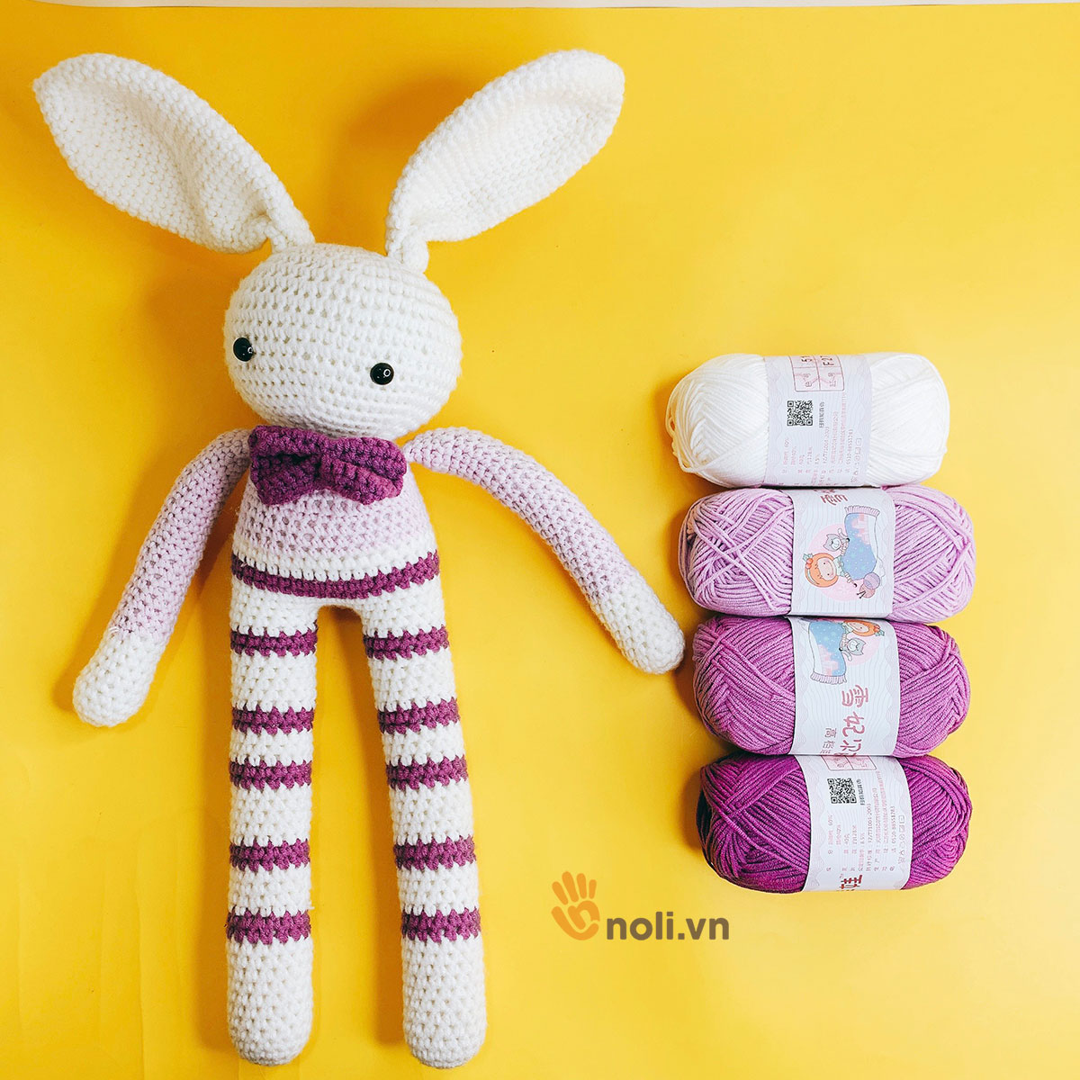 Len baby yarn không bai dão, không phai màu, an toàn cho trẻ nhỏ, cực kì mềm mại 40g