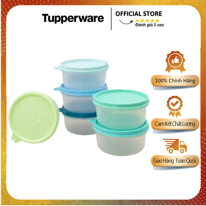 Hộp mát 200ml Colorful Small Server 200ml (6 Hộp) - Tupperware Mall Chợ Lớn