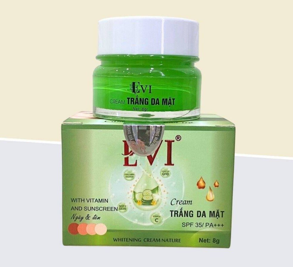 Kem Evi Trắng Da Mặt 15g (mẫu mới 8g)