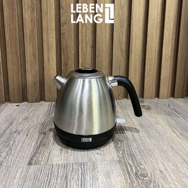 Ấm siêu tốc Inox 304 Lebenlang 1.2L LBES3938 hàng Đức, bảo hành 2 năm