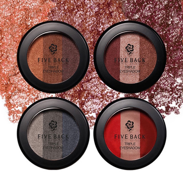 [Mua 2 tặng 1] ( Hàn Quốc) Phấn mắt phối 3 màu Five Back Triple Eyeshadow 3g