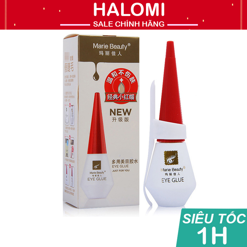 Keo dán mi giả EYE CREAM siêu dính chính hãng màu trong suốt tránh lộ chuyên dụng cho tất cả các loại mi mắt HALOMI STORE
