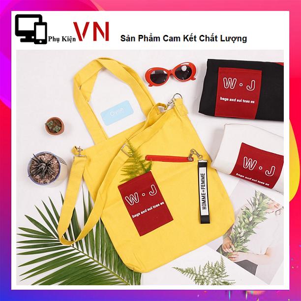 ✯giá sỉ✯ túi đeo 2 kiểu bố thời trang wj02