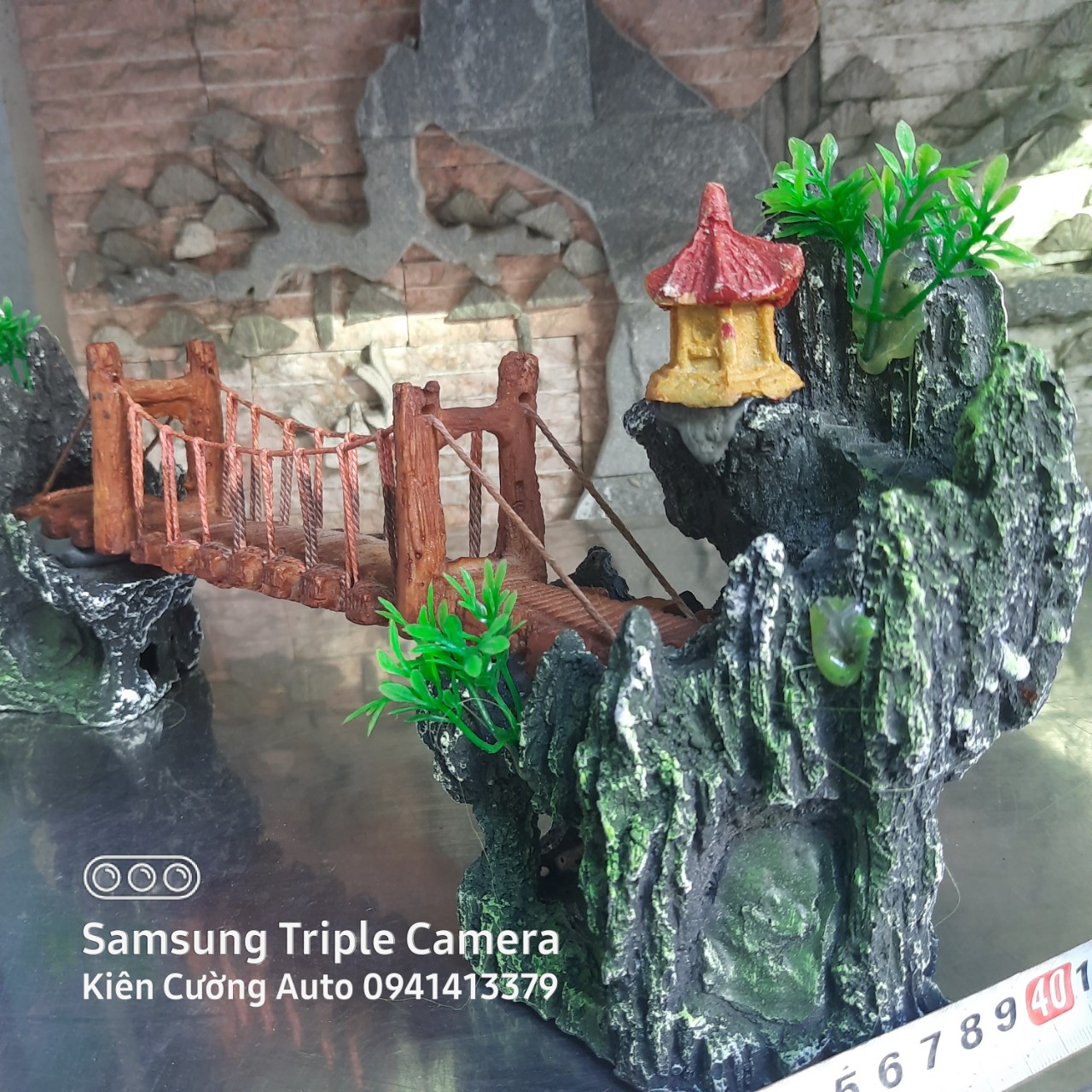 Mô Hình Cây Cầu Trang Trí bể cá (mẫu 5)