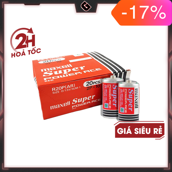 Maxell battery r20p / ar - authentic