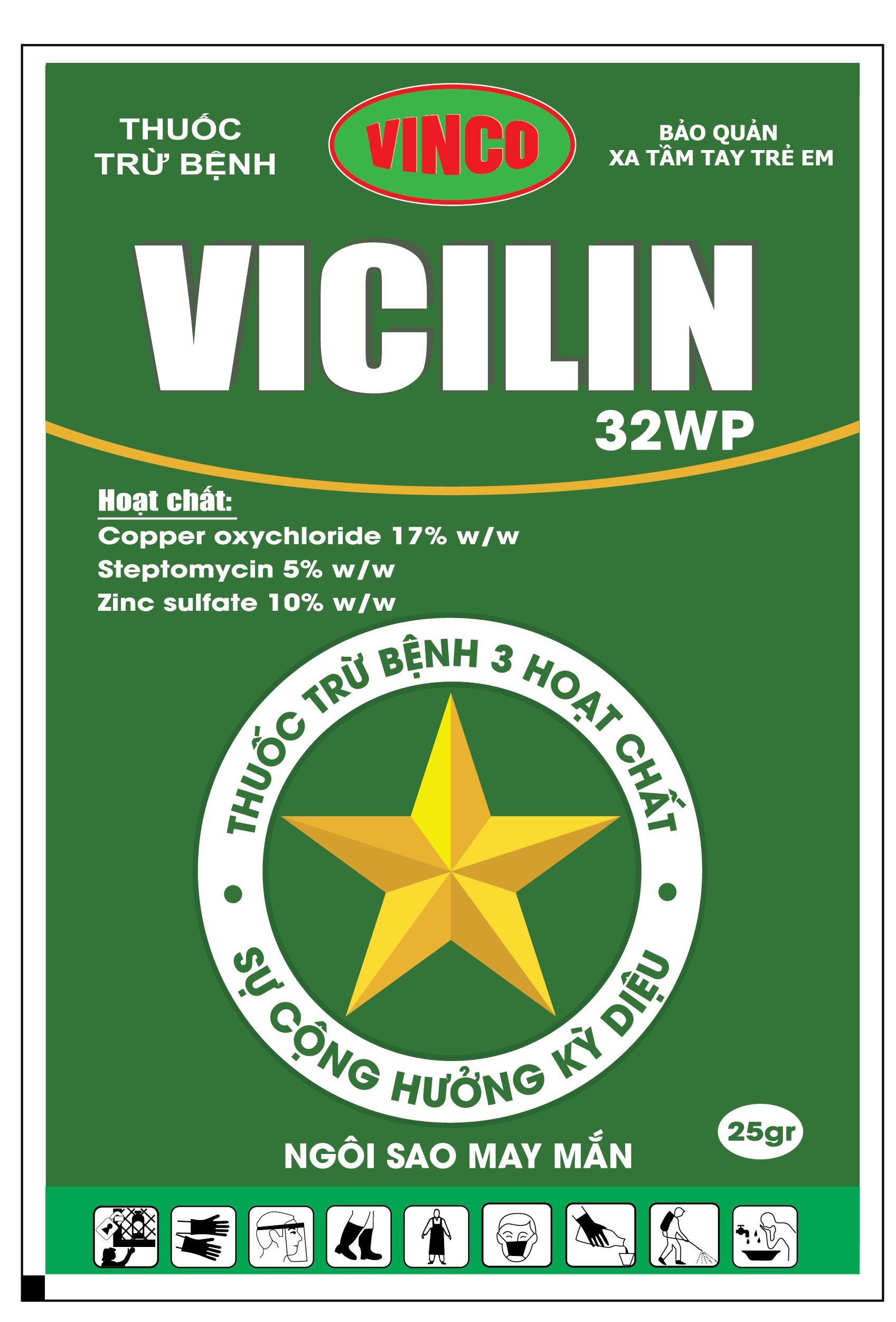 [HCM]Thuốc trừ bệnh VICILIN 320WP - 25GR