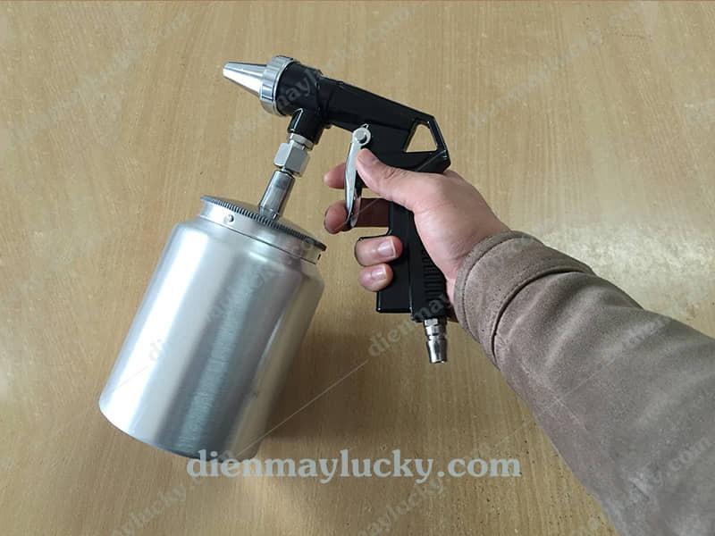 Bình phun cát đánh gỉ sét inox