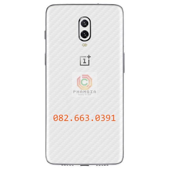 Miếng dán mặt lưng skin carbon Oneplus 6T