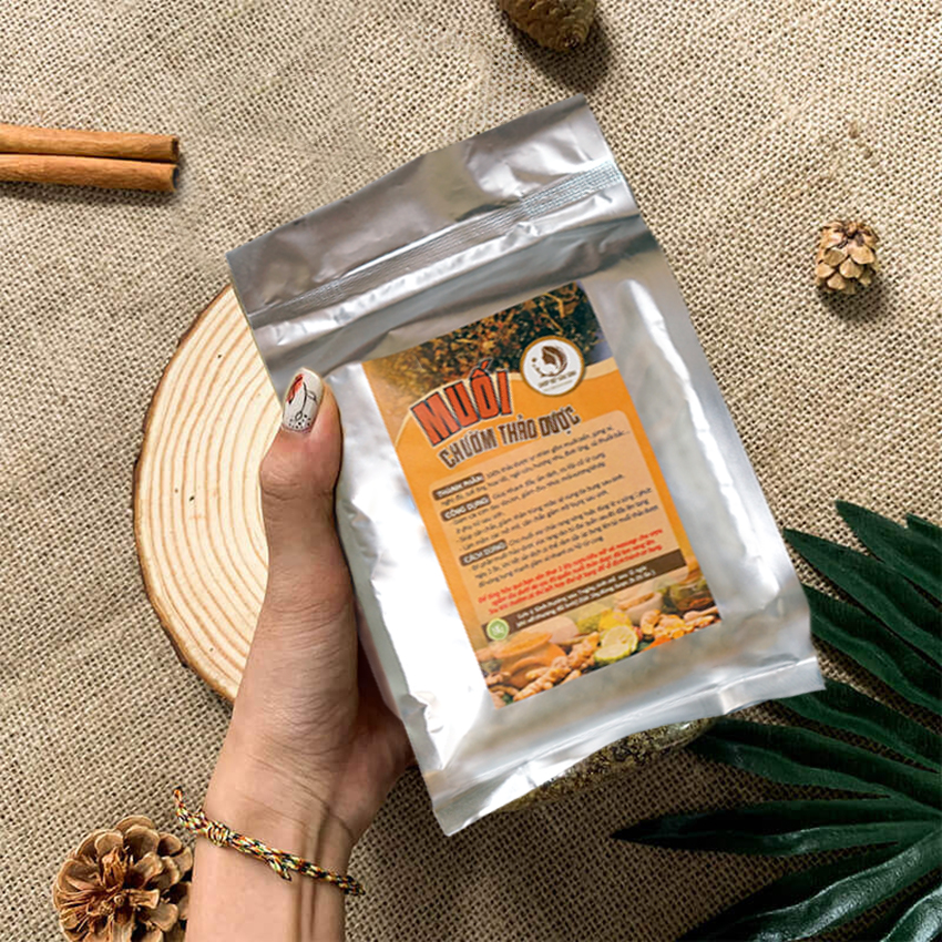 Muối thảo dược quấn bụng, giảm eo  1KG (Loại đặc biệt)