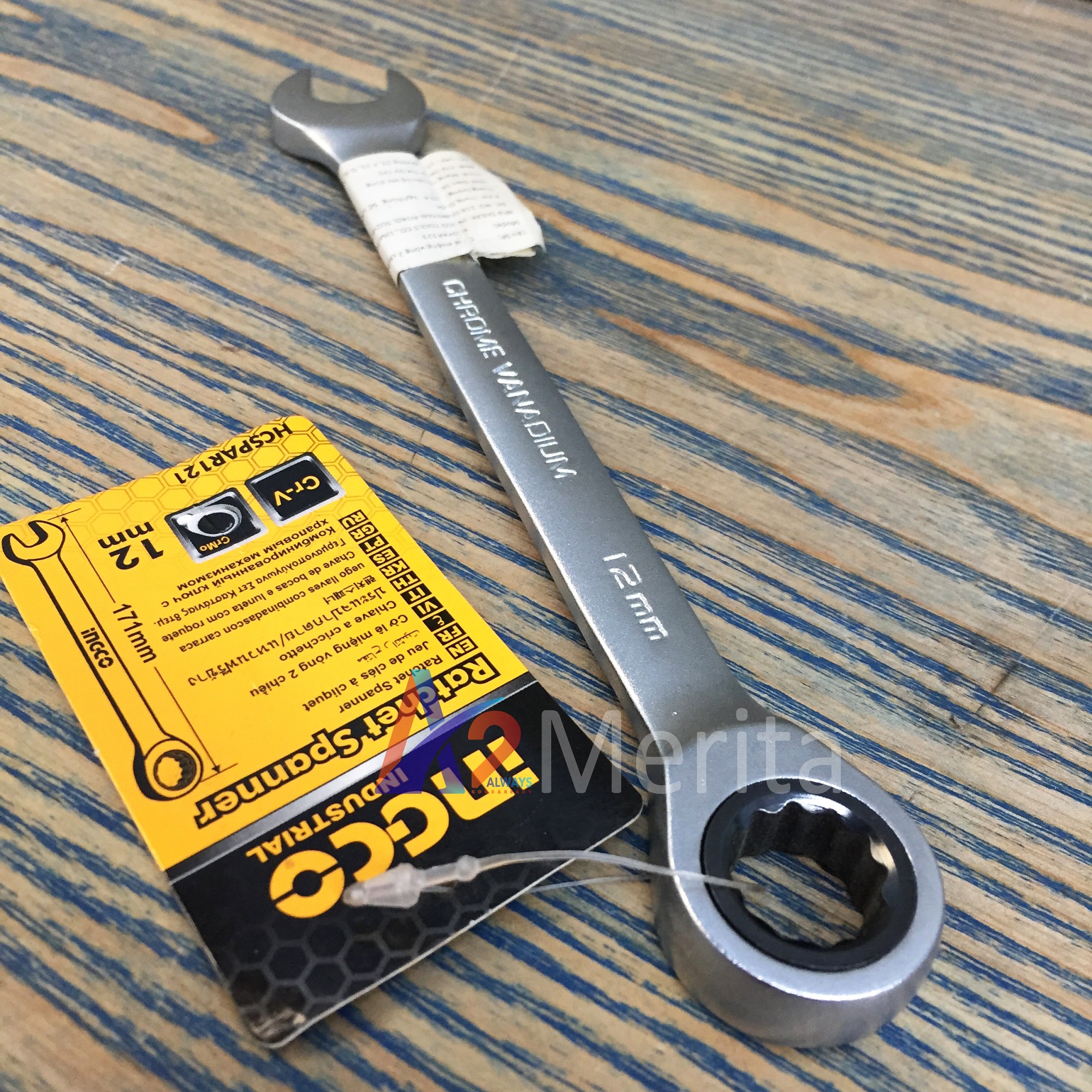 Cờ lê vòng miệng hai chiều 12mm  INGCO HCSPAR121