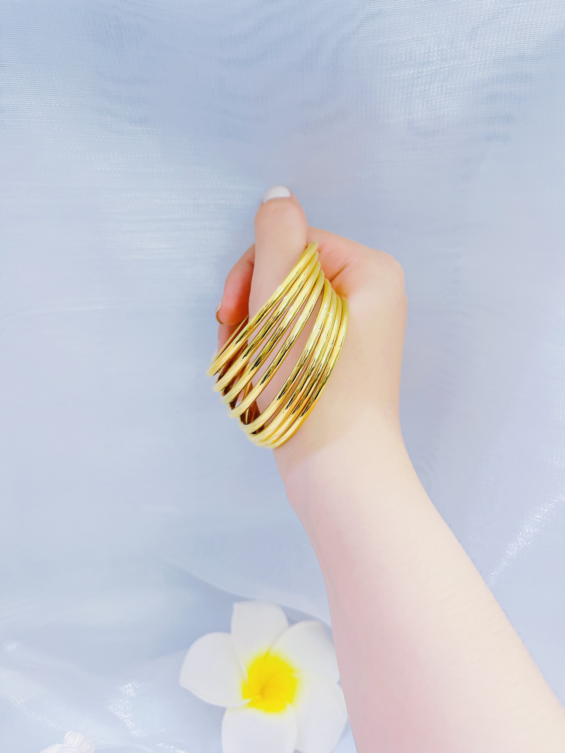 Vòng Tay Titan Trơn 3Li Siêu Xinh