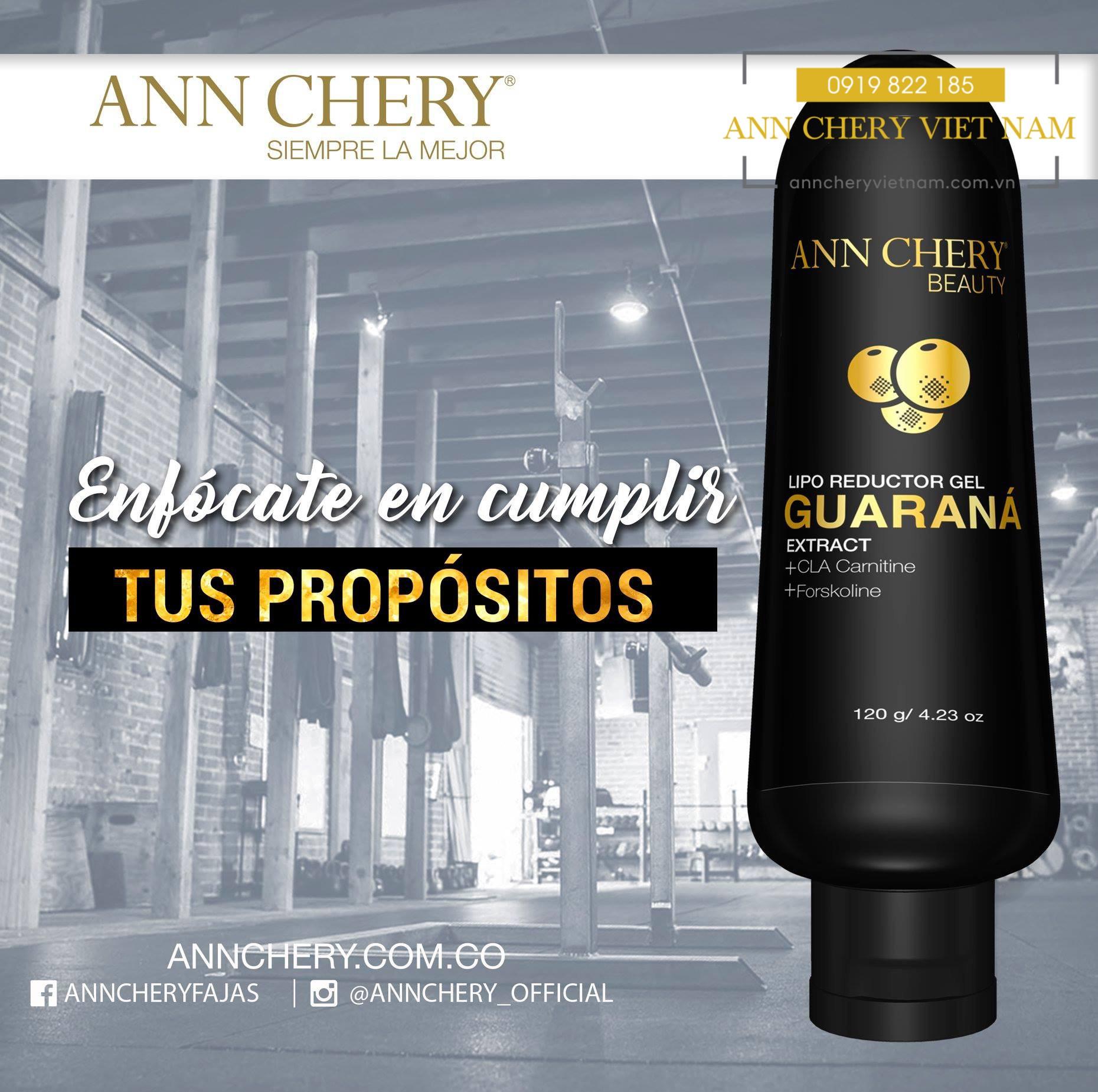 [Bán Sỉ] Kem tan mỡ Ann Chery GUARANA LIPO 120g
