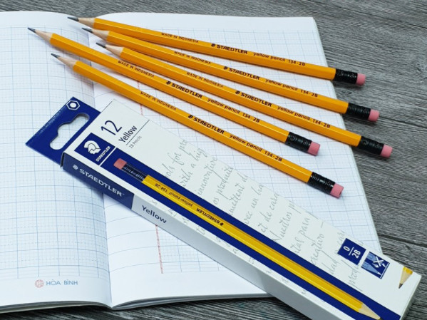 1 cây bút chì staedtler đức 134 bút chì gỗ 2b