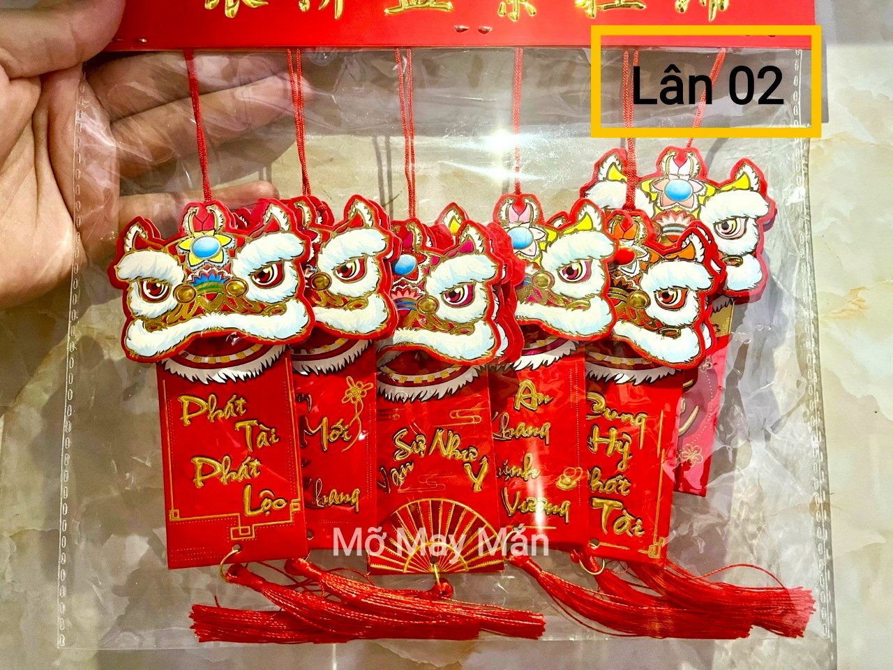 Set 6 Dây Đồ Treo Tết Trang Trí May Mắn