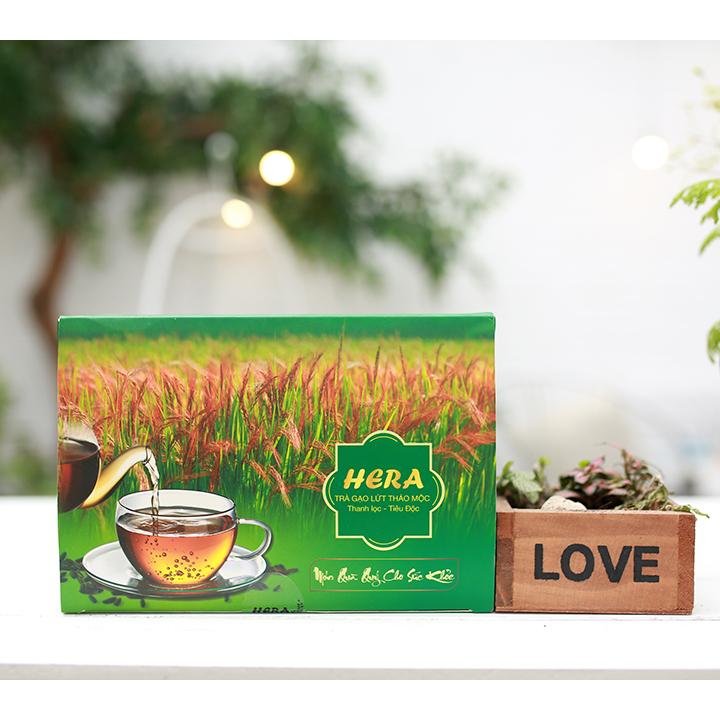 Trà Gạo Lứt Thảo Mộc Thanh Lọc - Tiêu Độc Hera (14 gói x 50g)