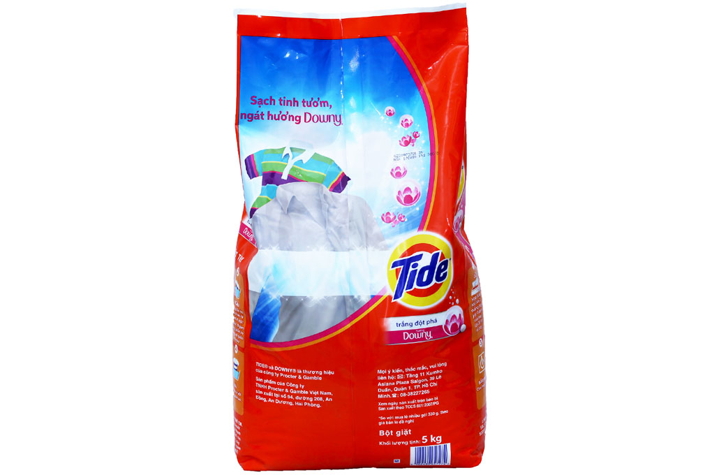 Bột giặt Tide hương Downy túi 5kg