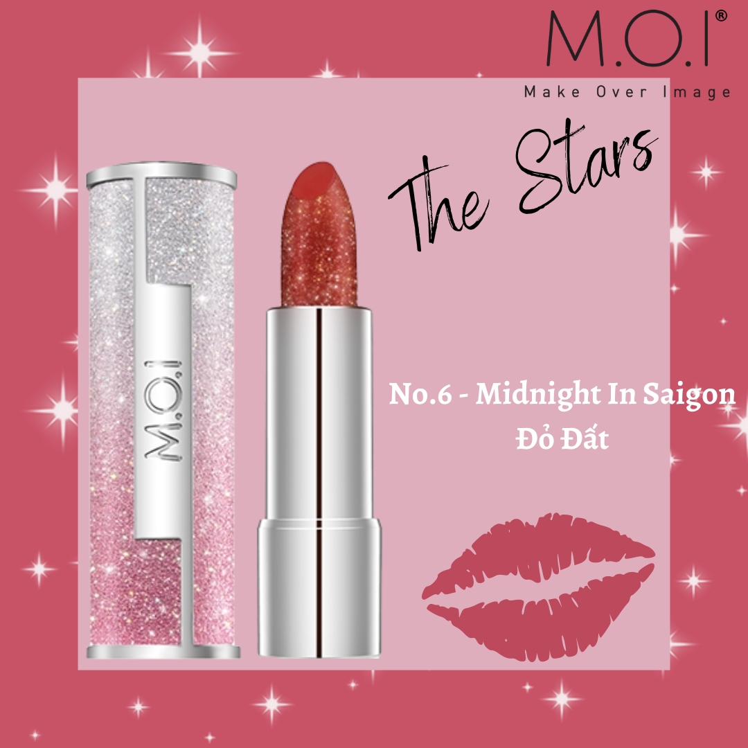 [TẶNG GƯƠNG MINI] Son thỏi MOI Hồ Ngọc Hà The Stars M.O.I Cosmetics x Thanh Hằng Chính Hãng Mềm Mịn Lâu Trôi