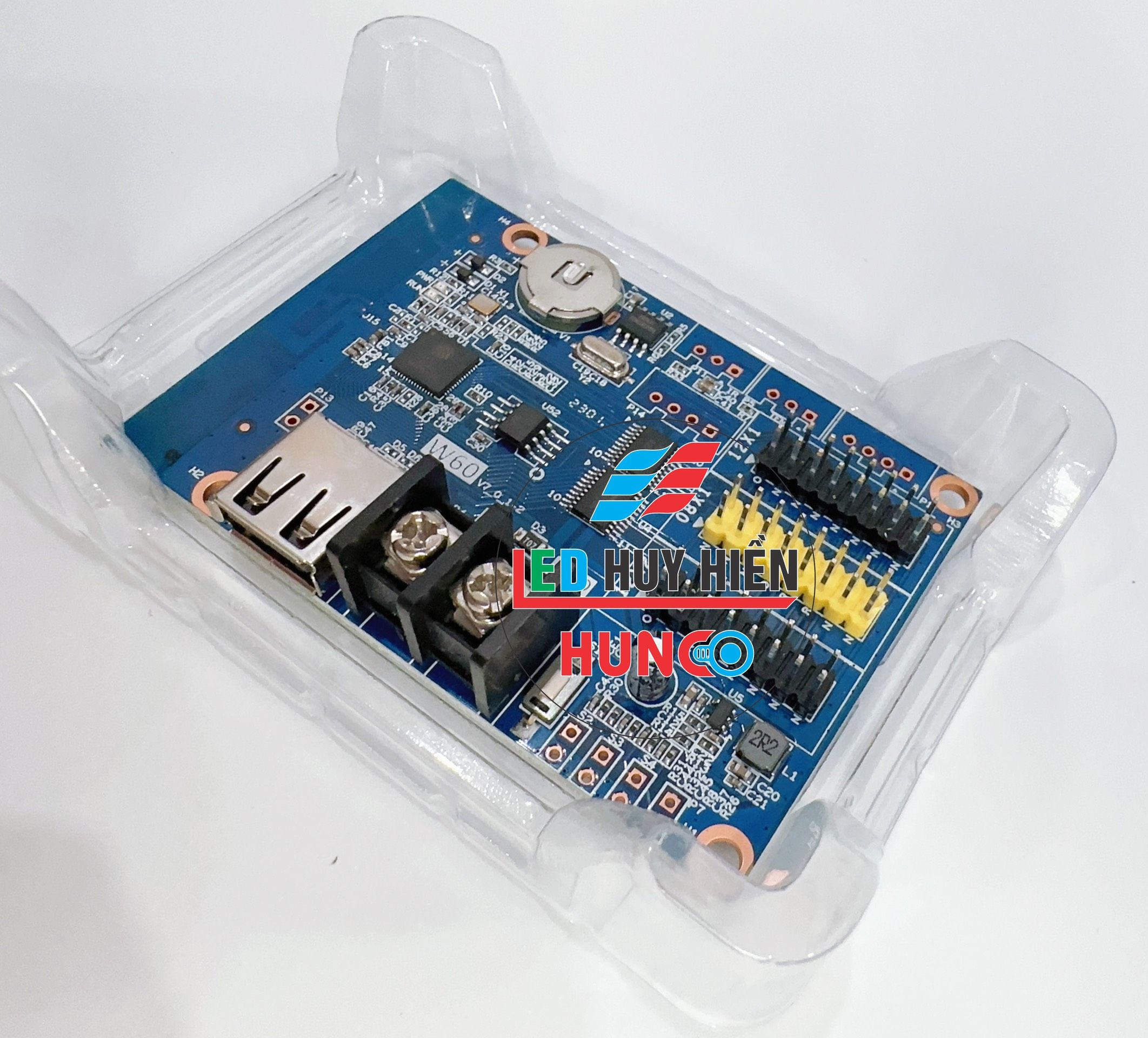 Mạch HD W60 (USB WIFI) hỗ trợ 2 tầng module led 13 màu
