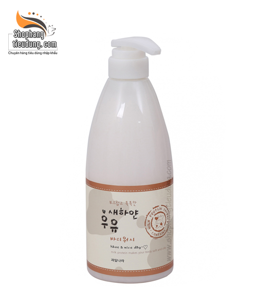 [HCM]SỮA TẮM TRẮNG HÀN QUỐC WELCOS PLUS WHITE MILK BODY WASH