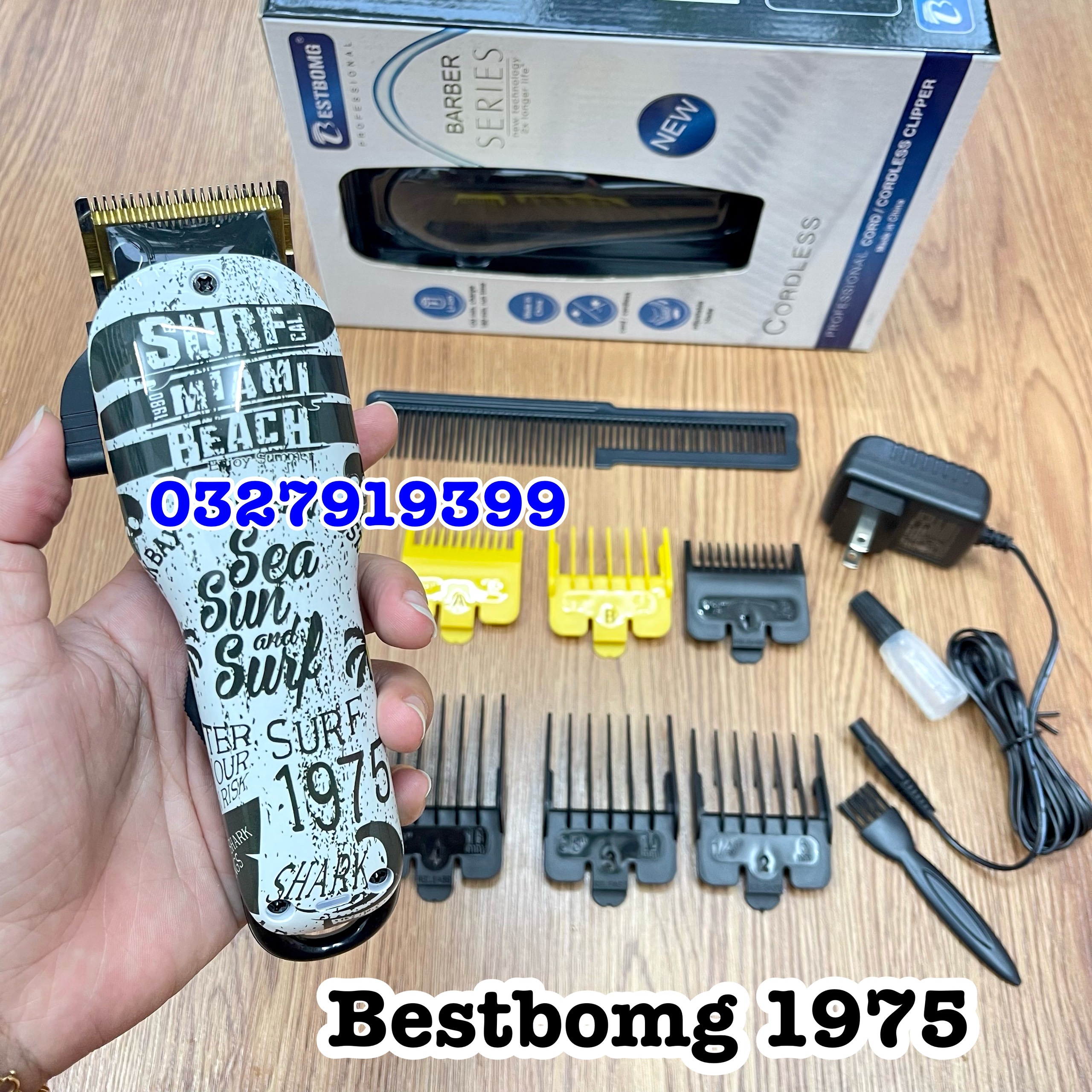 Tông đơ cắt tóc chuyên nghiệp barber bestbomg 1975