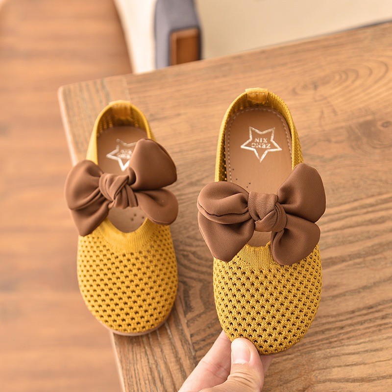 💥MỚI VỀ💥 Giày lưới búp bê mix nơ cho bé gái
