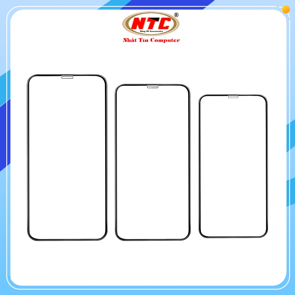 Tempered glass full screen HoCo G5 for iPhone series from 6 đến 15 Pro Max (black)