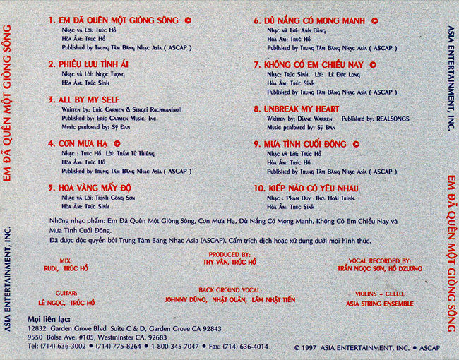 7 Đĩa CD Nhạc Trung Tâm Asia 13 (cs Lâm Nhật Tiến) phôi đĩa nhật