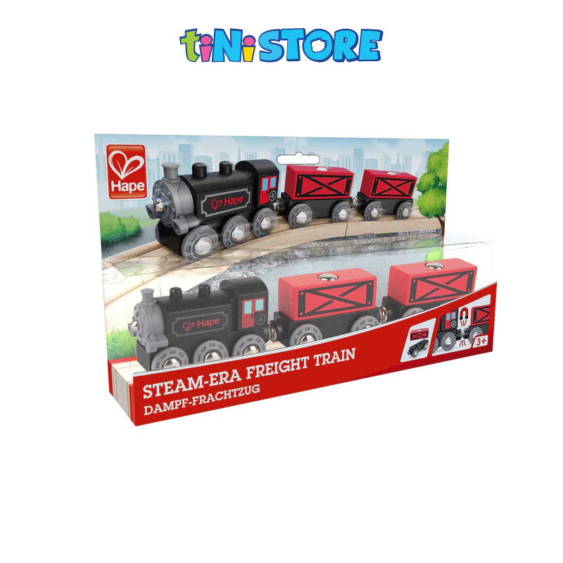 tiNiStore-Đồ chơi xe lửa chở hàng Hape E3717A