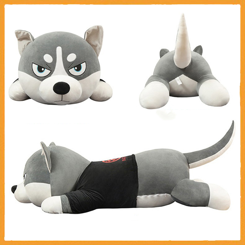 Gấu bông chó Husky mặt ngáo - Bozoshop