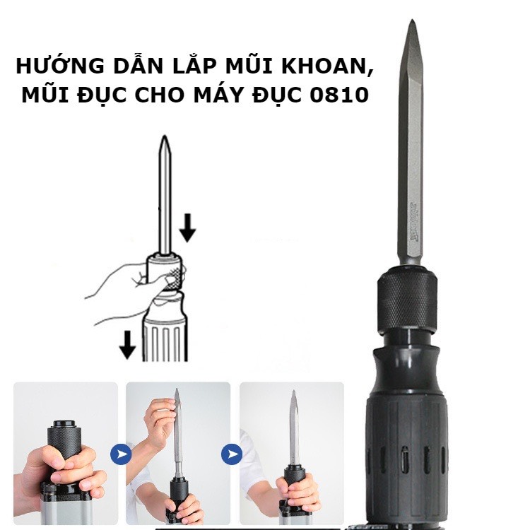 Máy đục bê tông Mkt 0810 công suất 900W