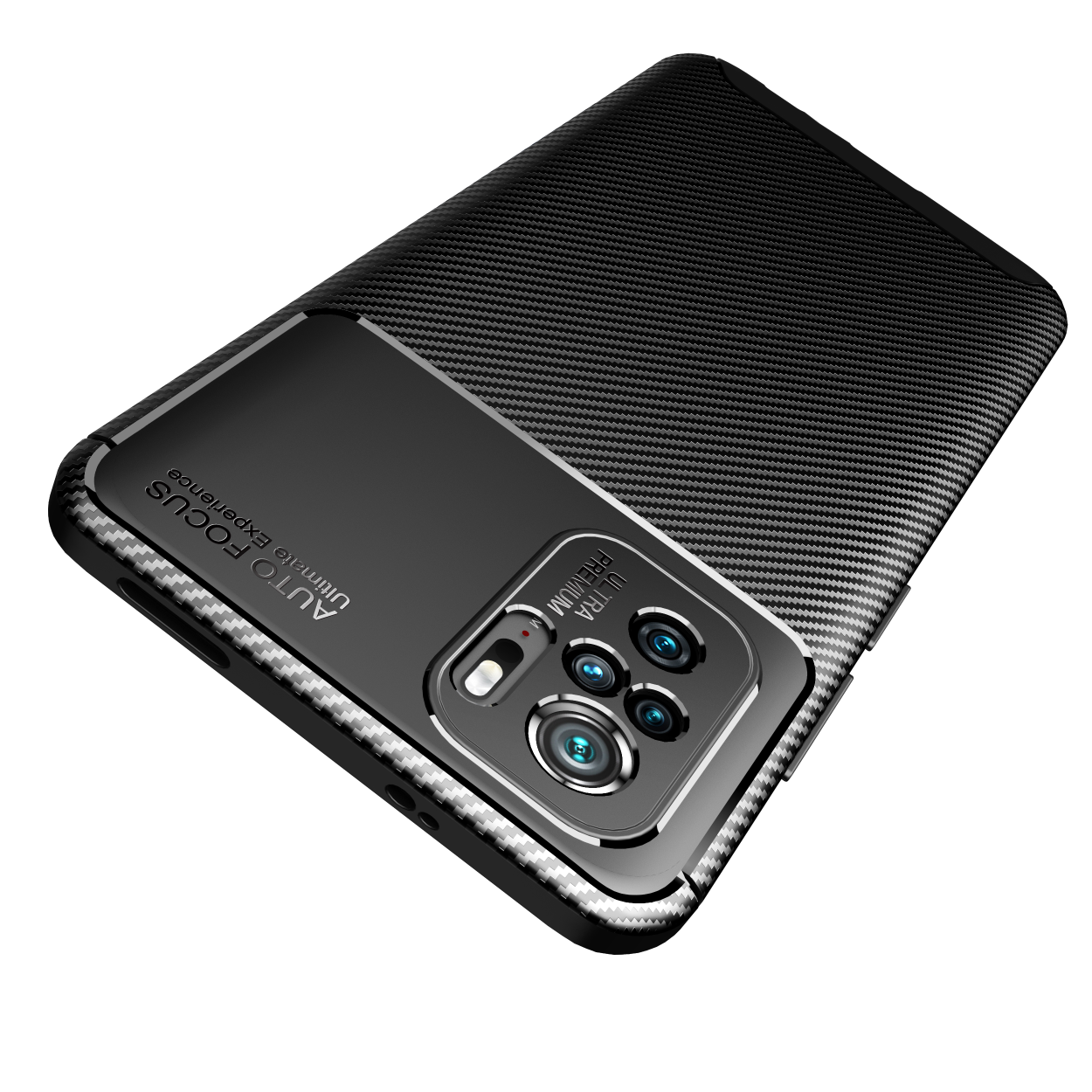 Ốp lưng Xiaomi Redmi Note 10 / Note 10s chống sốc vân rằn ri hiệu Auto Focus cao cấp