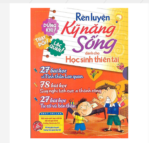 Sách Bộ Rèn Luyện Kỹ Năng Sống Dành Cho Học Sinh Thiên Tài (Bộ 3 Cuốn) - Mhbooks (tặng Vở 72tr)