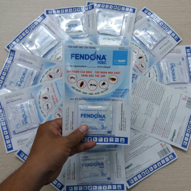 4 gói fedona10sc 5ml thuốc diệt muỗi tác dụng kéo dài