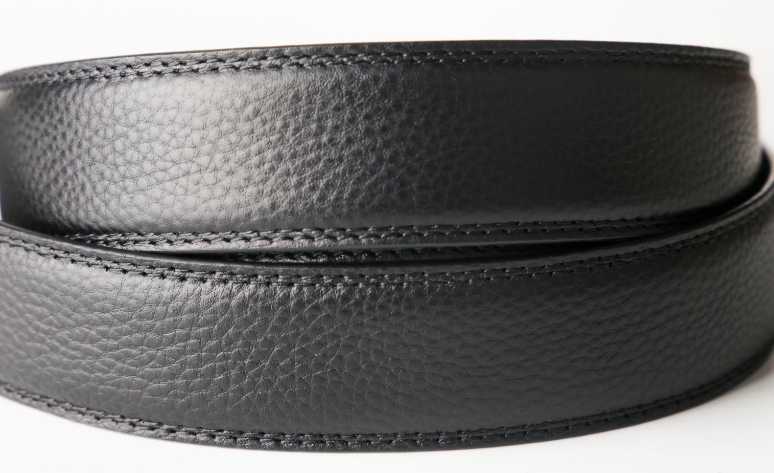 Thắt lưng da nam - dây nịt da mặt kính FTT Leather mã DF220401 da bò 100%