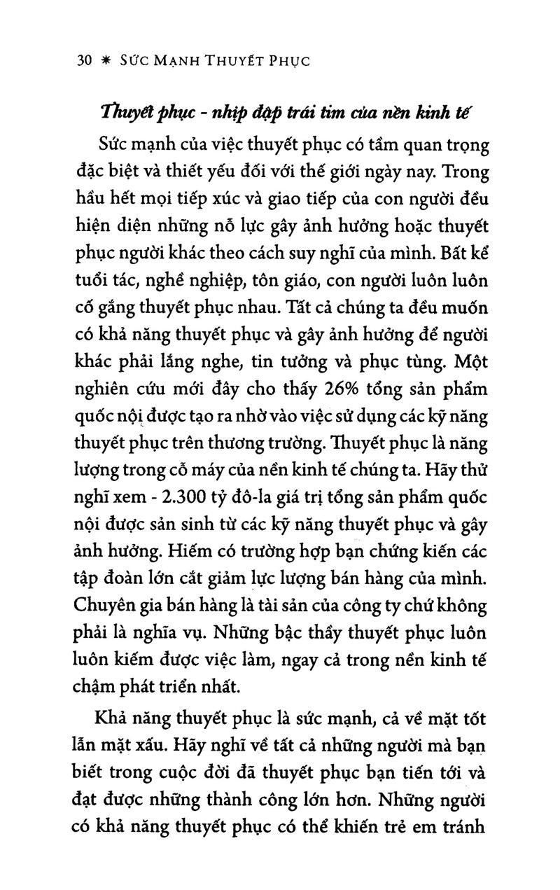 Sách - Sức mạnh thuyết phục