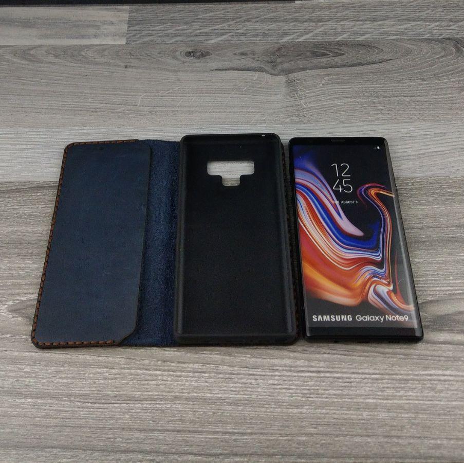 Bao Da Samsung Note 9 Handmade Da Bò
