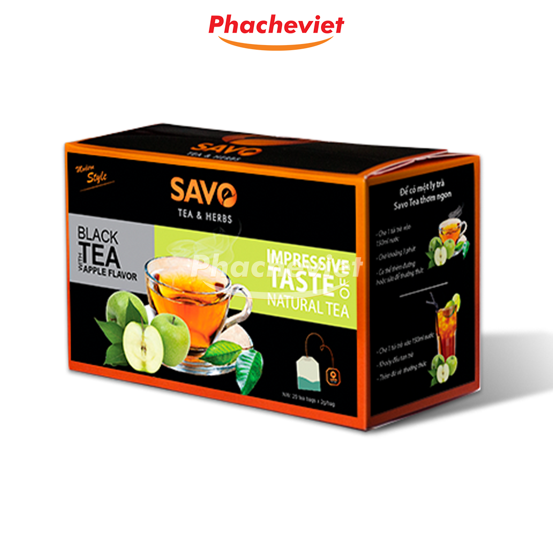 Các loại Trà Savo Hộp 40g (20 túi lọc x 2g/gói)