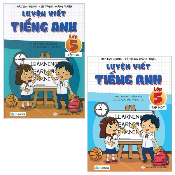 Fahasa - Combo Sách Hay Luyện Viết Tiếng Anh - Lớp 5 (Tập 1 Và 2) - Theo Chương Trình Mới Của Bộ Giáo Dục Và Đào Tạo (Bộ 2 Tập)