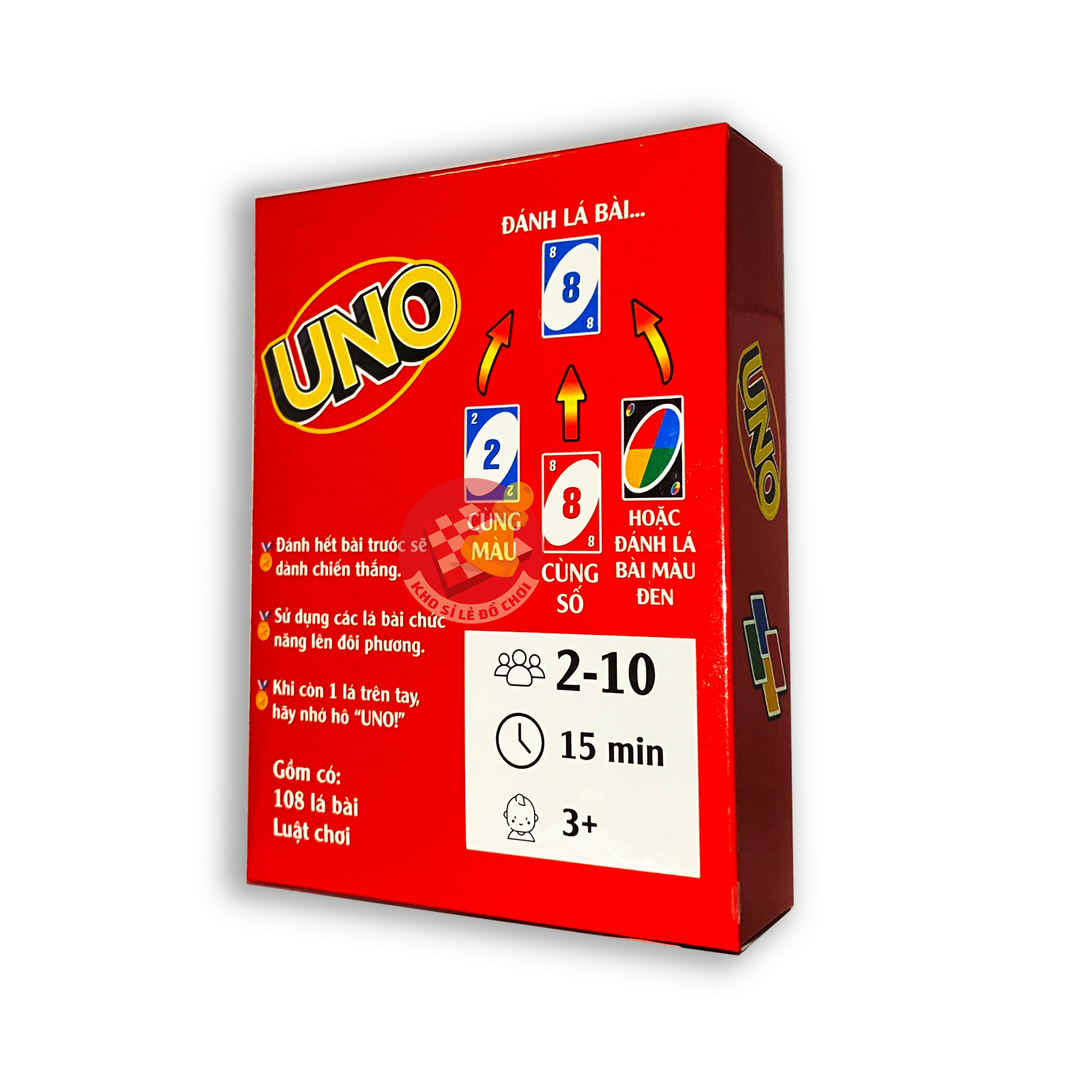 [HCM]Bài UNO cơ bản loại tốt giấy cứng (108 lá) - Boardgame UNO