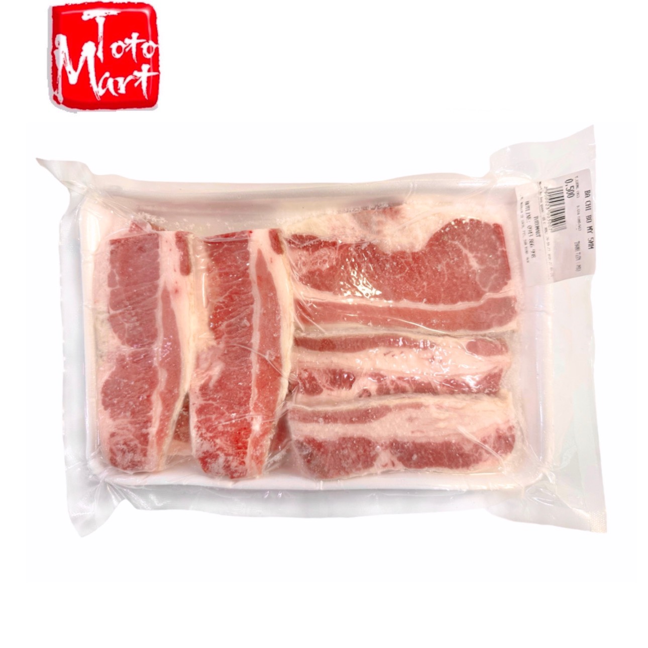 Ba chỉ bò nhập khẩu (500g)