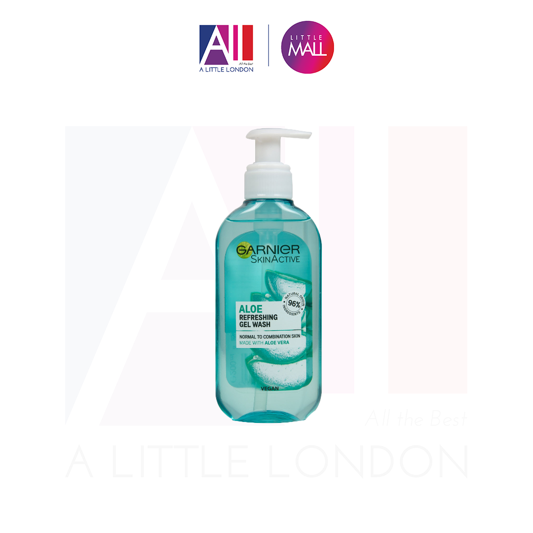 Sữa rửa mặt Garnier Skinactive Aloe Refreshing Gel Wash 200ml (Bill Anh)